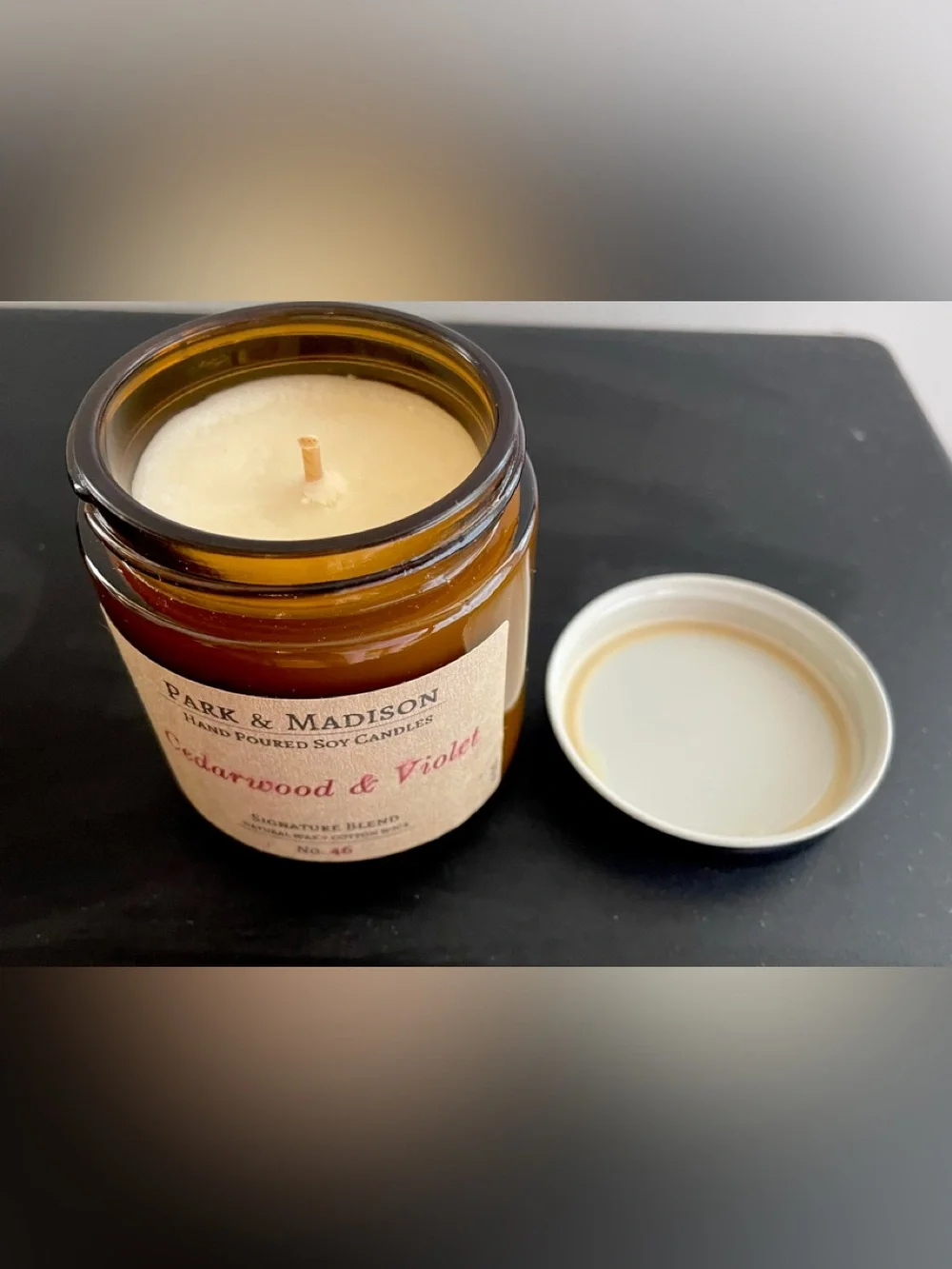 Park & Madison 4 Soy Candle Bundle Cedarwood Violet Forest Mist Peony Grass 4 oz